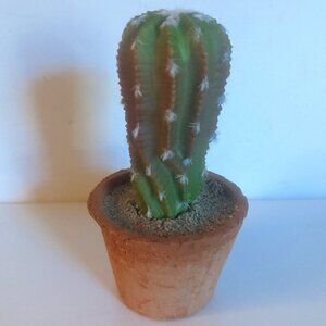 NWT Ashland Faux Cactus Rustic Clay Pot Floral Succulent Summer Desert Michaels